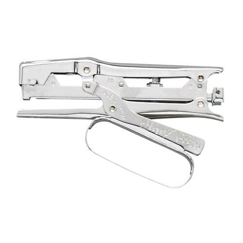 Advantus Clipper Stapler - Plier Stapler - 20 Sheets Capacity - 210 Staple Capacity - 1/4" Staple Size - Chrome