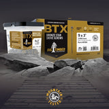 (1,000 Count) Big Timber BTX104 10 x 4" Bronze Star Flat Head Screws