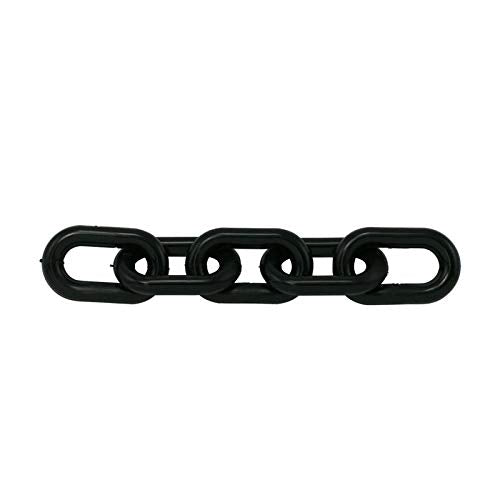 125 Feet of 1-1/2" Black Plastic Chain - StaplermaniaStore