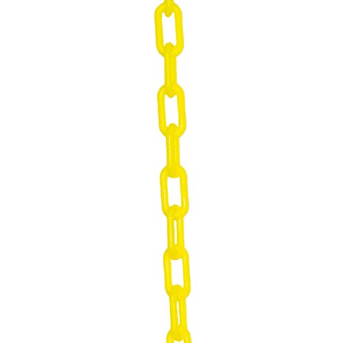 1 1/2" Plastic Chain, 200 feet-Yellow - StaplermaniaStore