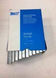 BEA 71/12 1/2" Staple Galvanized 3/8 inch Crown Fasteners - 20,000 Per Box - StaplermaniaStore