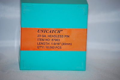 1-9/16" 23 Ga. Galv.Unicatch Headless Pins For Grex,Senco,Bostitch 10,000/Box - StaplermaniaStore