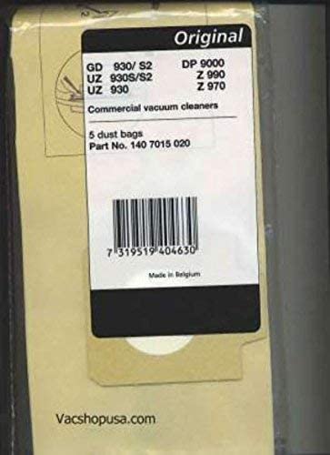 ADVANCE PAPER BAG, NILFISK GD-930 5 PACK - StaplermaniaStore