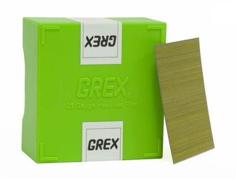 GREX P6/45L 23 Gauge 1-3/4-Inch Length Headless Pins (10,000 per box) - StaplermaniaStore