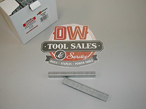Spotnails 6805PG 3/8" Crown x 5/8" Leg 18 Gauge Galvanized Staple Similar To Snco "M" and Duo Fast W18 Staples, 5,000 Per Box - StaplermaniaStore