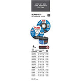 5-PK Pearl Abrasive Slimcut-40 Cut-Off Wheel Aluminum Oxide Type 1 and Type 27 Contaminant Free - StaplermaniaStore