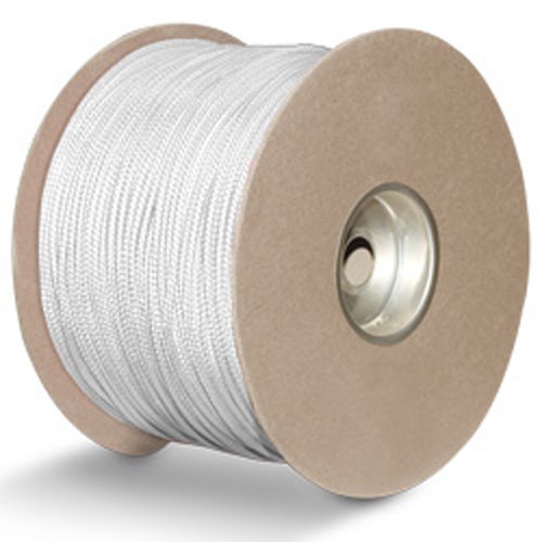 Polyester Sensor Cord - 1/8" x 1000 ft., White - StaplermaniaStore