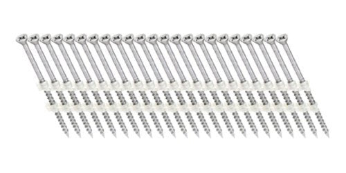 Fasco SCFP1013CVFC Scrail Fastener Coarse Thread 20-22-Degree Plastic Strip FasCoat Versa Drive, 3-Inch x .113-Inch 1000 Per Box - StaplermaniaStore