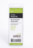Grex Airbrush TK-7 Nozzle Kit, 0.7mm, Tritium - StaplermaniaStore