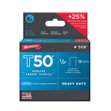 Arrow T50 Staples - 50824, 1/2" (12mm) 1250 per box - StaplermaniaStore