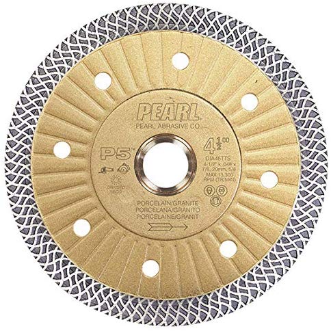 Pearl Abrasive P5 Thin Turbo Mesh Blade 4" DIA04TTS - StaplermaniaStore