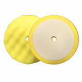 Superior Pads and Abrasives PCY08 8" Buffing Foam Pad for Compounding (Yellow) - StaplermaniaStore