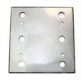 Superior Pads and Abrasives SPD19 1/4 Sheet, 6 Hole Stick on Square Sanding Pad replaces Milwaukee 14-67-0275, Ridgid 200202538 - StaplermaniaStore