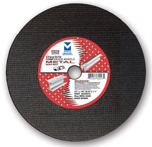 Mercer Abrasives High Speed Cut Off Wheels For Portable Gas Saws - StaplermaniaStore