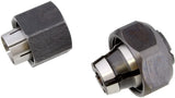 Superior Electric 2 piece Router Collet Kit 1/4" and 1/2" Replaces Dewalt 326286-04, 326286-03, Bosch 2610906283, 2610906284, Hitachi 323-293, 323-421