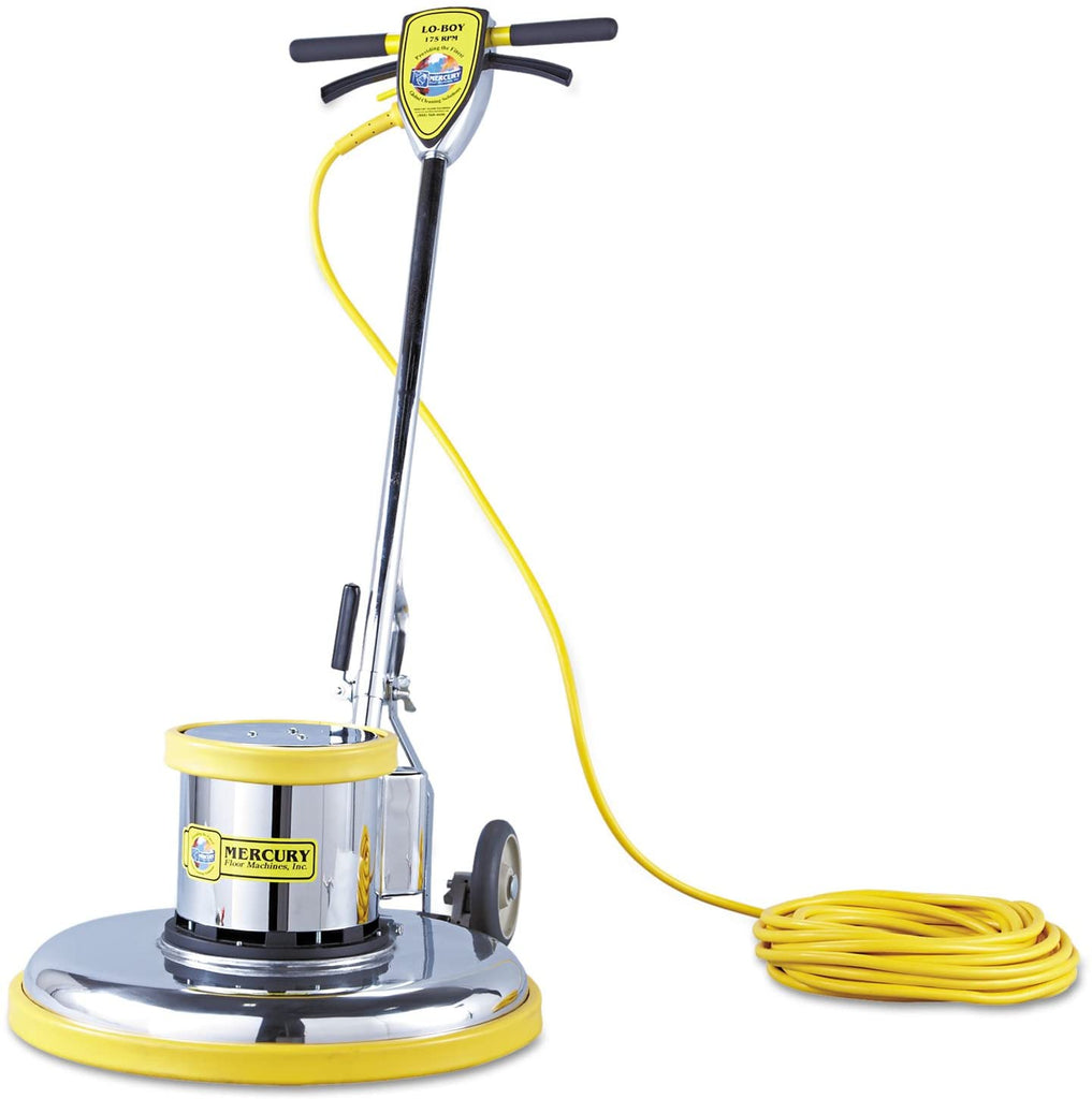 MERCURY FLOOR MACHINES PRO21 PRO-175-21 Floor Machine, 1.5 HP, 175 RPM, 20" Brush Diameter - StaplermaniaStore