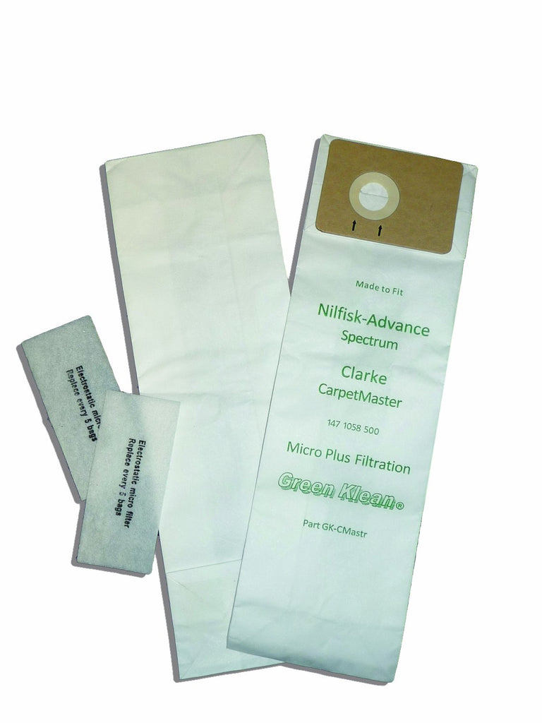 Green Klean GK-CMastr Replacement Vacuum Bags (Pack of 100)