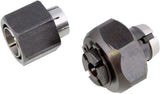 Superior Electric 2 piece Router Collet Kit 1/4" and 1/2" Replaces Dewalt 326286-04, 326286-03, Bosch 2610906283, 2610906284, Hitachi 323-293, 323-421