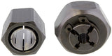 Superior Electric 2 piece Router Collet Kit 1/4" and 1/2" Replaces Dewalt 326286-04, 326286-03, Bosch 2610906283, 2610906284, Hitachi 323-293, 323-421