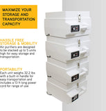 XPOWER X-3780 Professional 4-Stage HEPA Air Scrubber with Activated Carbon Filter, White