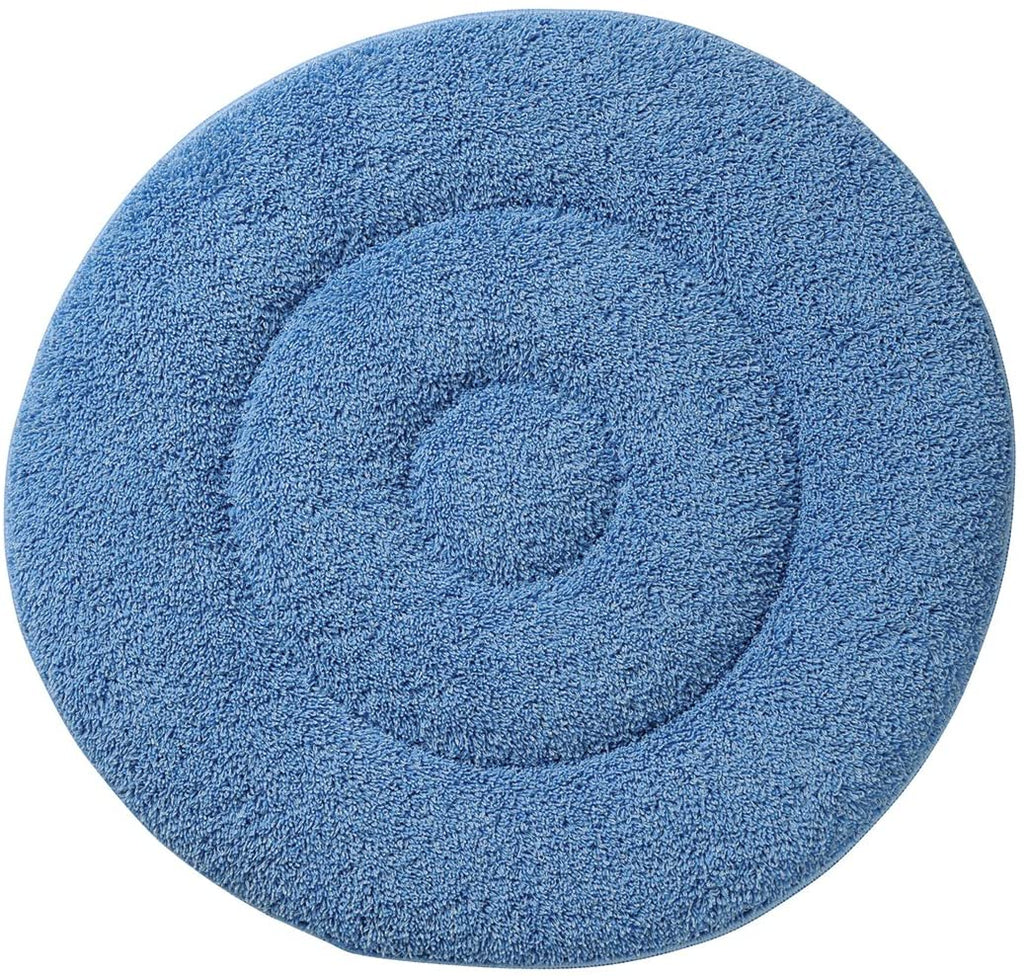 Americo Manufacturing 404777 Micro Fiber Blue Bonnet Carpet Cleaning Bonnet (2 Pack), 17" - StaplermaniaStore