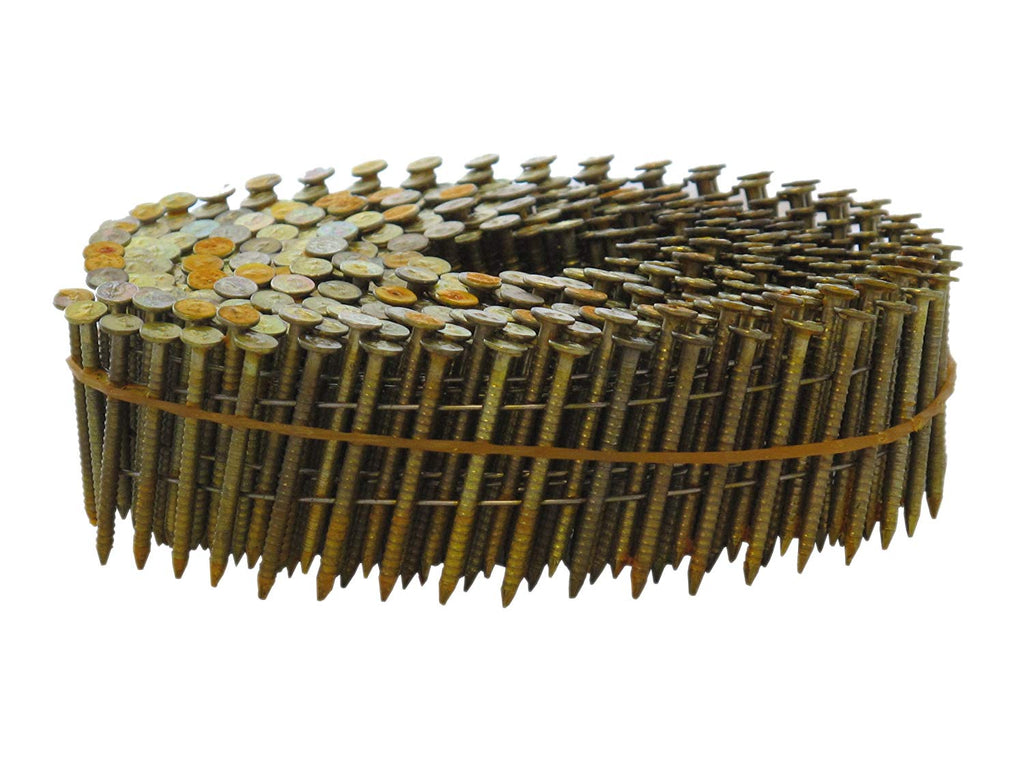 Spot Nails Spot Nails CW4D083RG 1-1/2-inch by .083-inch Wire Coil Ring Shank Electro-Galvanzied Nails 14,000 per Box - StaplermaniaStore