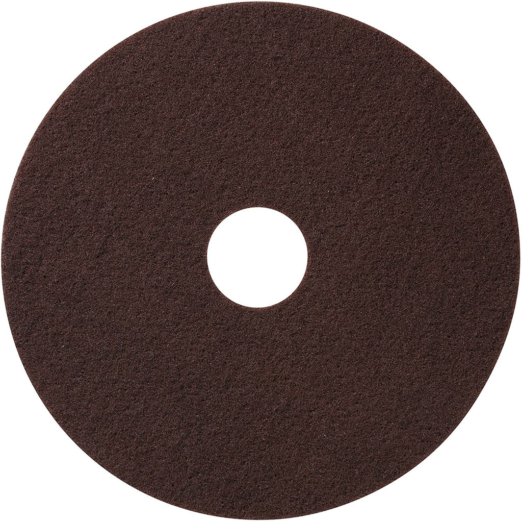 Americo Manufacturing 421517 Maroon Wood Floor Conditioning Floor Pad (10 Pack), 17" - StaplermaniaStore