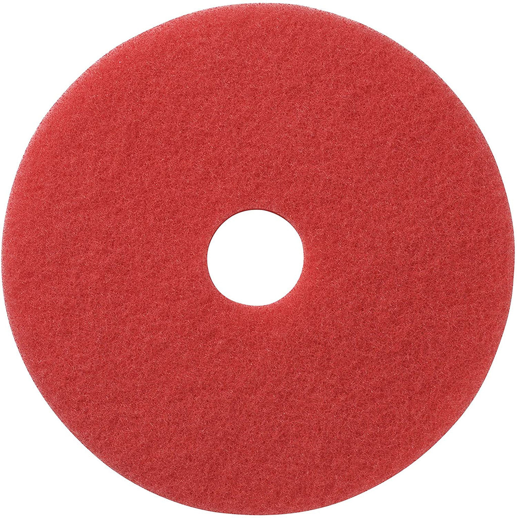 Americo Manufacturing 404427 Red Buffing Floor Pad (2 Pack), 27"