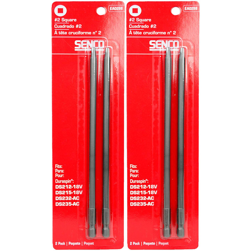Senco EA0298 #2 Square Bits - Duraspin Technology Integrated Auto-Feed Screw System (2-2 Packs) - StaplermaniaStore