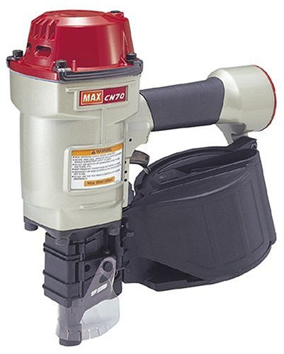 Max CN70 Coil Nailer 15 Degree 1-3/4-Inch to 2-3/4-Inch Heavy Duty - StaplermaniaStore