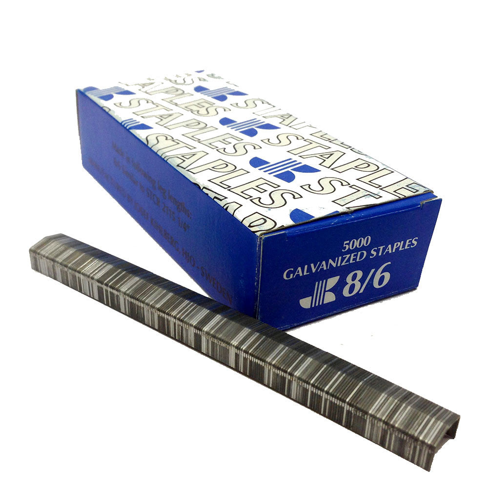 Josef Kihlberg 8/6 Galvanized Staple similar to STCR 2115 -1/4" 5,000/Box - StaplermaniaStore