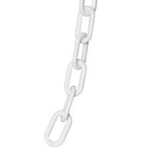 2" Heavy-Duty Chain, 100 feet-White - StaplermaniaStore