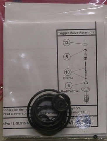 O-Ring kit for Senco FinishPro 15, 18, 2n1 Brad Nailers, SLS15, SLS18 Staplers- KTSE018