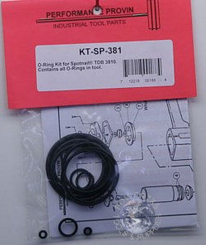 Spotnail TDB3810 O-Ring Kit - KTSP381