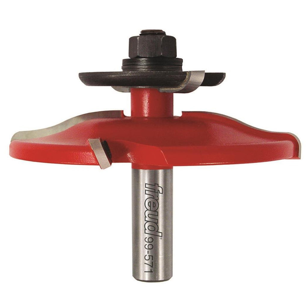 Freud 99-571: 3-1/2" (dia.) Raised Panel Bit W/backcutters with 1/2" shank, 1-3/16" large radius