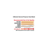 Freud P408 Premier Fusion Saw Blade 8 inch x 34t Hi-ATB 30° 5/8 inch arbor Perma-Shield Coated