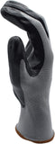 Cordova Cor-Touch II 13-Gauge Gloves, Gray Polyester Shell, Black Flat Nitrile Palm Coating, 12-Pack