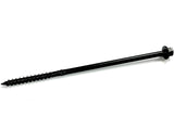Big Timber BL14 Hex Washer head 5/16" #14 x 14" Black Log Screw, (250per Pack)