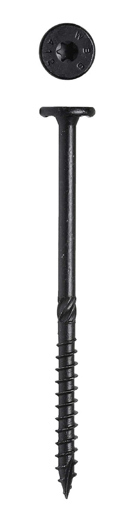 Big Timber WTX15412 #15 x 4-1/2 in. Black Star Drive Wafer Head Screw 400 Pack