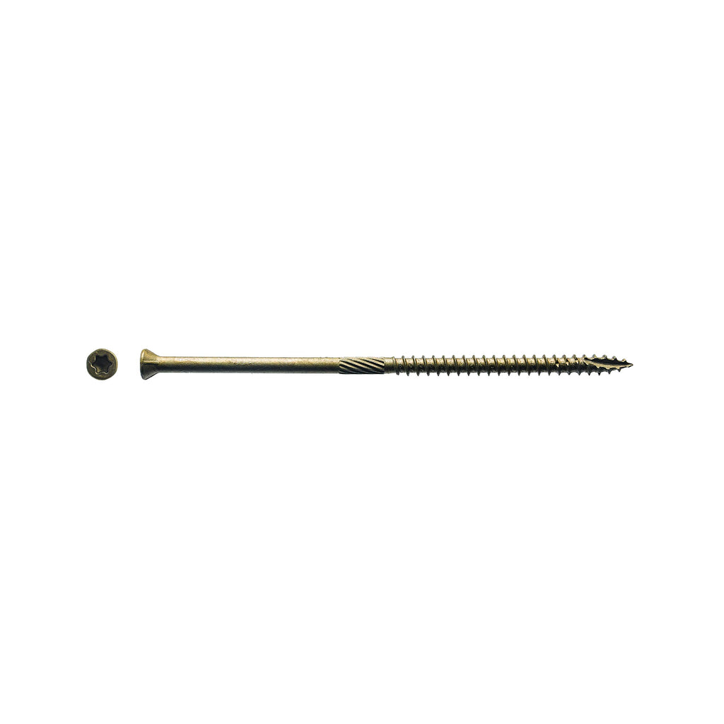 Big Timber 5THB96#9 by 6-inch T-20-drive bit Bronze Star Trim Head Screws-Exterior,(215 per Box)