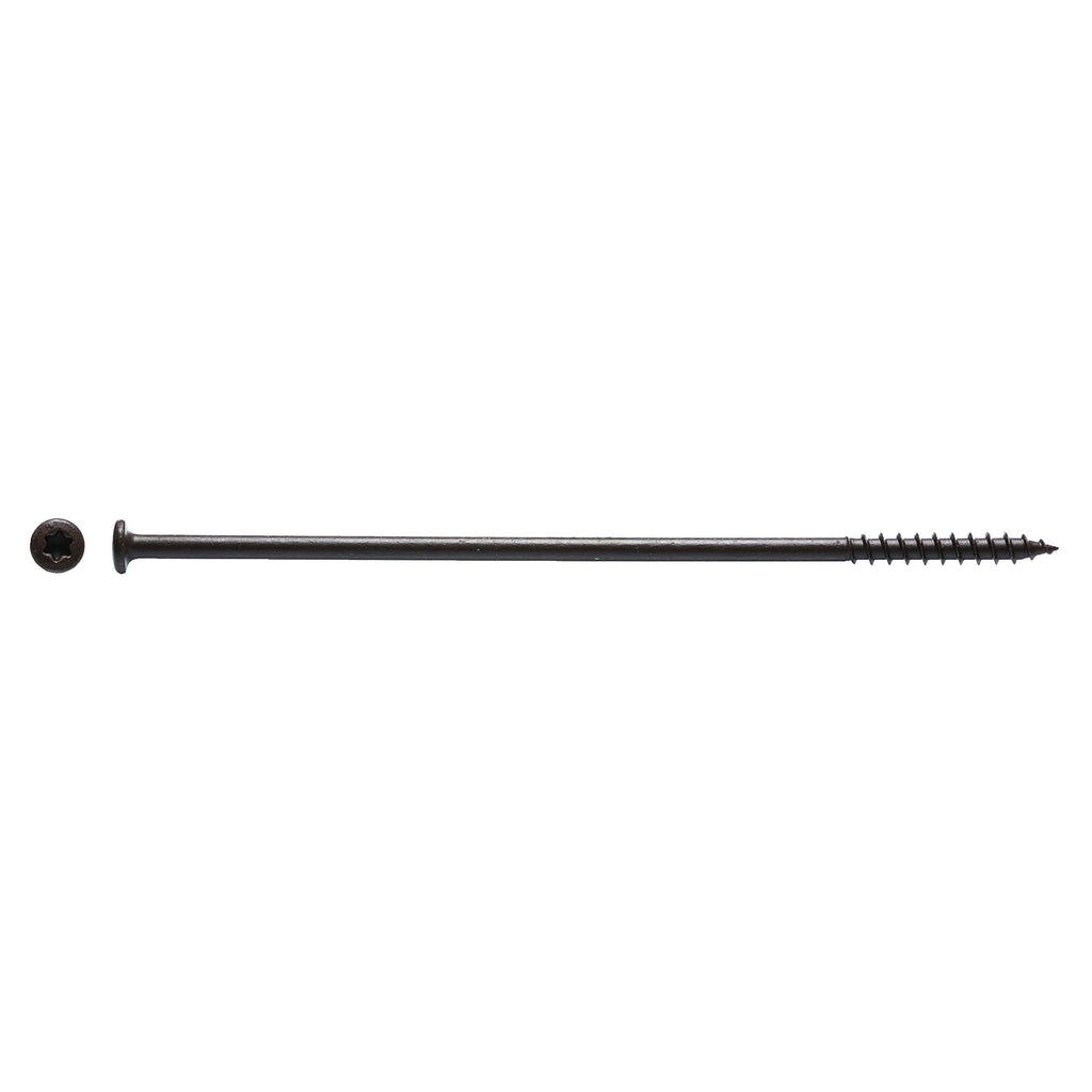 Big Timber GTR147B #14 by 7-inch T-30-drive bit Gutter Type Brown Star Drive Screws-Exterior,(250 per Box)