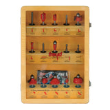 Freud 90-100 15-Piece, 1/4-Inch Shank Router Bit Set
