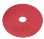Americo Manufacturing Americo Buffing Pads, 17in. W, Red, 800 RPM - StaplermaniaStore