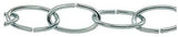 Decorator Chain, WELDLESS Chain, 50' FEET Reel/ROLL (10409, 50 Feet, Zinc)