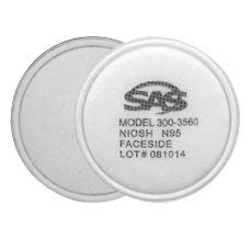 SAS Safety 300-1070 R95 Filter, BreatheMate (12 Pair Per Box/Priced Per Box) - StaplermaniaStore