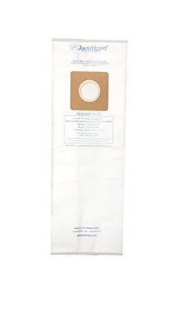 Janitized JAN-BISSPBH-3(4)-CS Premium Replacement Commercial Vacuum Bag, Bissell ProBag and Day Clean, OEM# BG-44, 9469, D211-5500, AR10110, 43655119, 1" Height, 23" Width, 8" Length (Pack of 48)