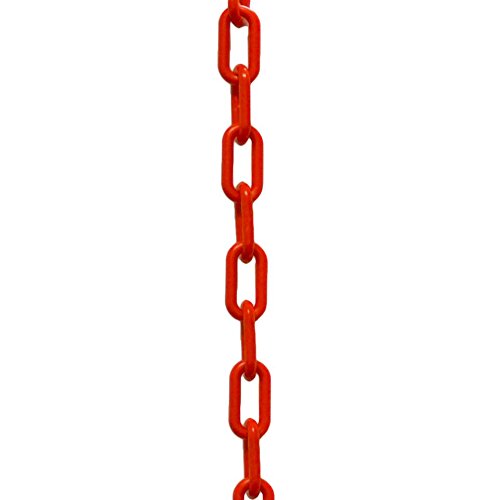 1 1/2" Plastic Chain, 200 feet-Red - StaplermaniaStore