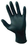 SAS Safety 66519 Raven 6 mil Black Nitrile Disposable Gloves - X-Large 2 Pack (100 Gloves per Box) - StaplermaniaStore
