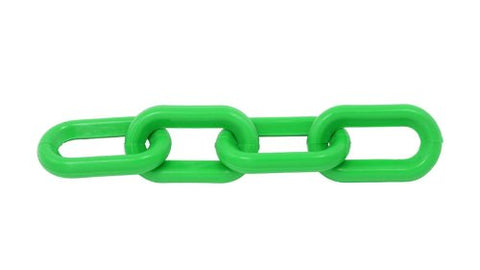 125 Feet of 1-1/2" Green Plastic Chain - StaplermaniaStore