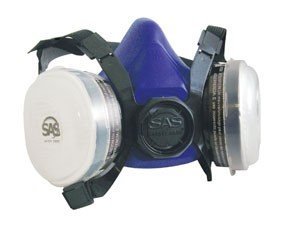 Halfmask for Particle Filtration with Cartridge Filter- Large  SAS Safety 8661-93 - StaplermaniaStore